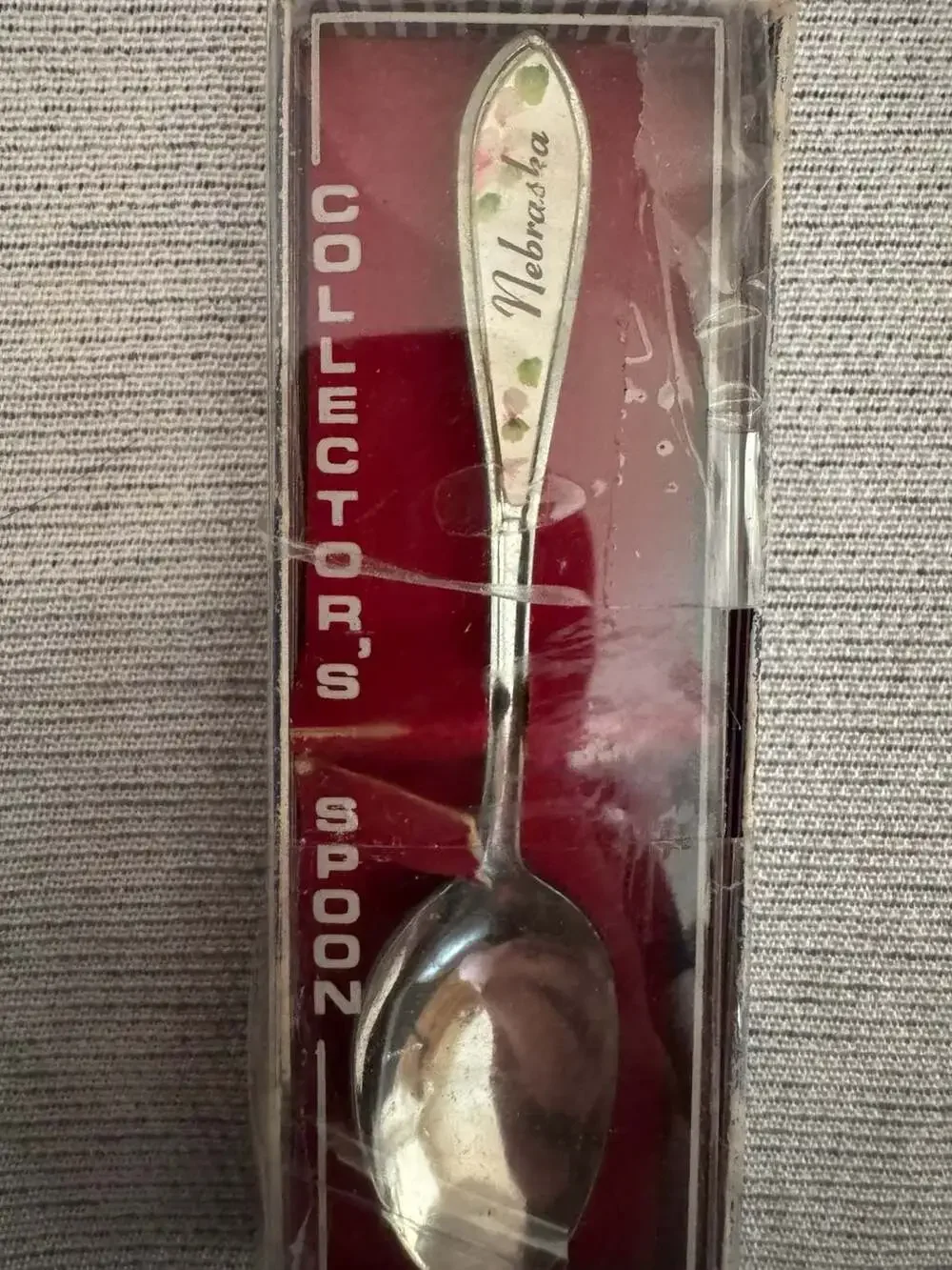 Vintage Smiles Nebraska Collector’s Souvenir Spoon Made in USA Original Box